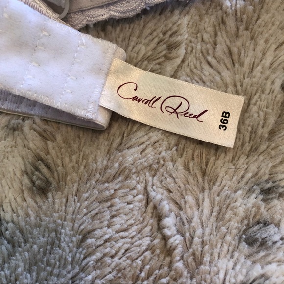 Vintage Carol Reed white wireless bra 36B - Picture 5 of 5